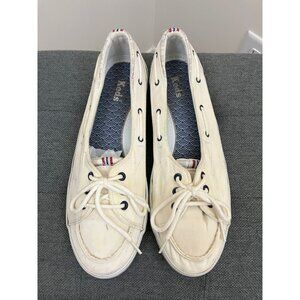 Keds Off White Lace Up Sneakers Size 9